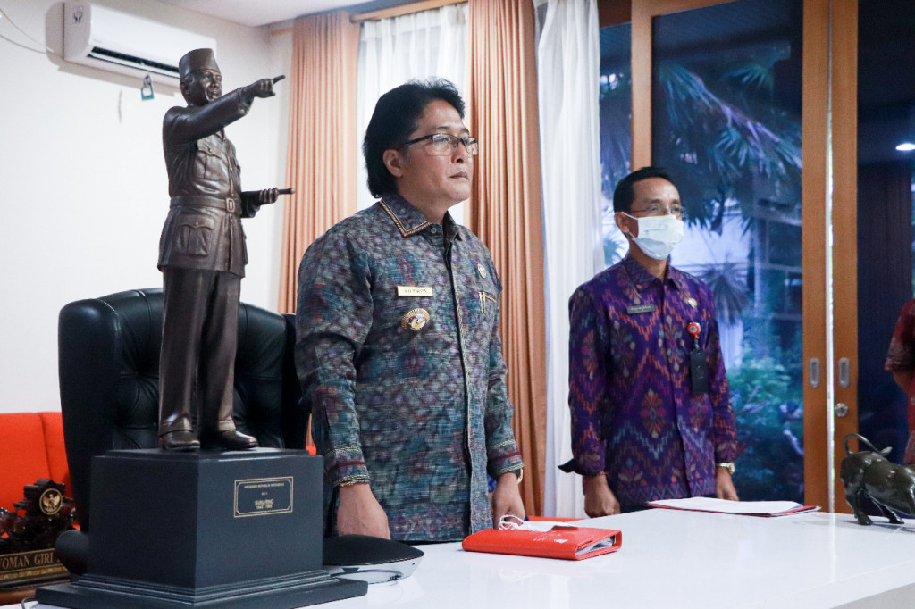 Bupati Giri Prasta Ikuti HUT BNN RI, 20 Tahun Mengabdi Menuju Indonesia Bersinar